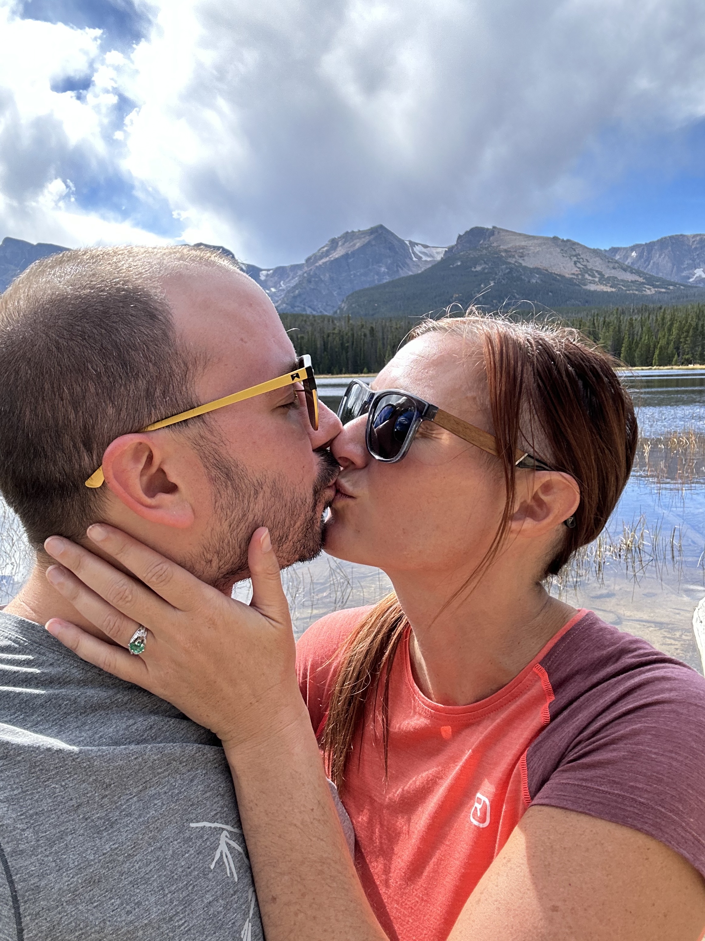 Engagement Kiss
